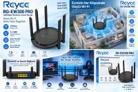 REYEE RG-EW300 PRO 300Mbps 4X 5dbi Aantenli Wireless Smart Router